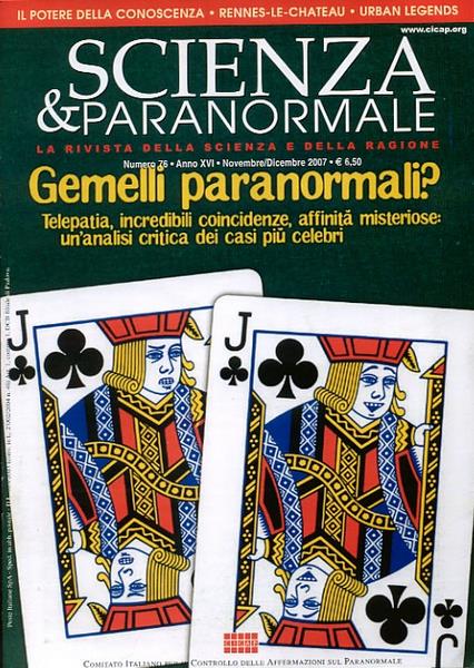 SCIENZA E PARANORMALE N 76