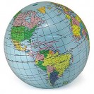 Mappamondo gonfiabile