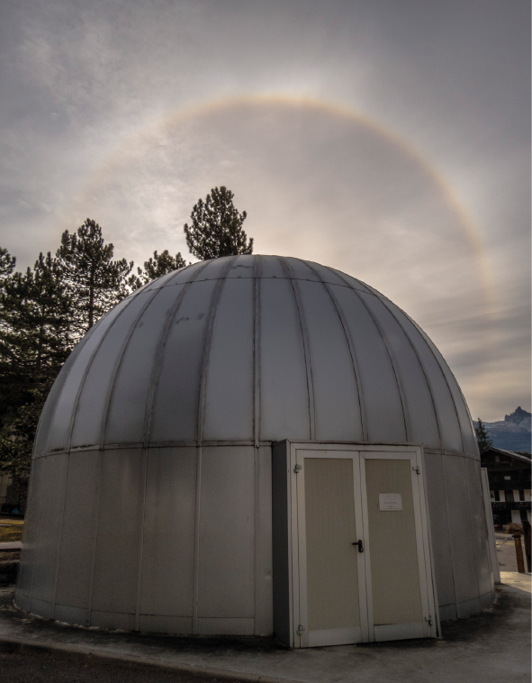 Alone dietro il planetario di Cortina d’Ampezzo