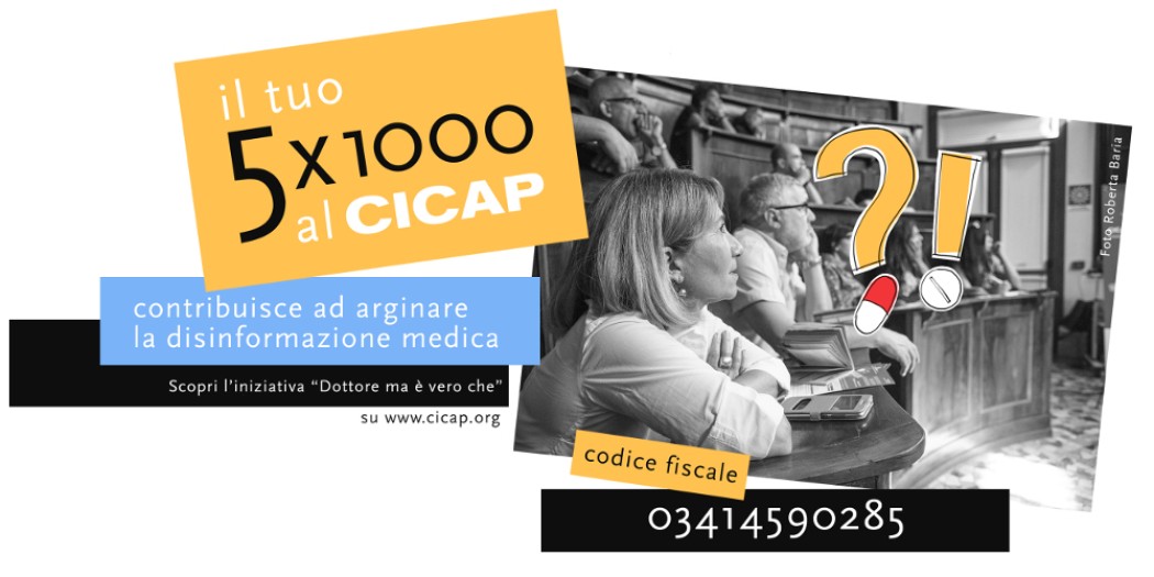 5x1000: Il CICAP-Med e "Dottore, ma è vero che?"