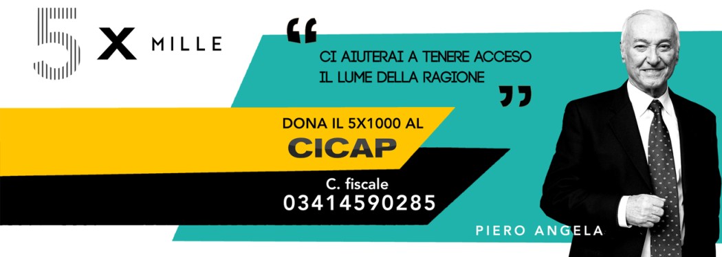 Dona il 5x1000 AL CICAP, contrasta la disinformazione e favorisci lo spirito critico