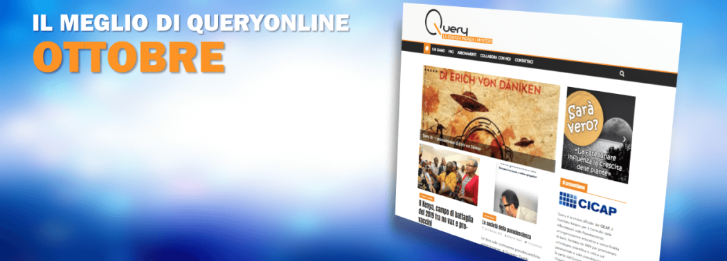 Il meglio di Query Online a ottobre