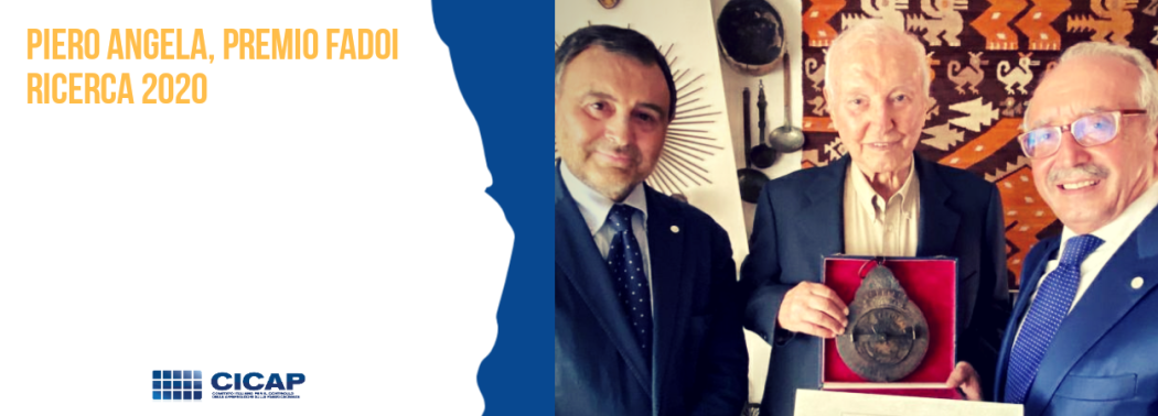 Premio Ricerca FADOI 2020 a Piero Angela