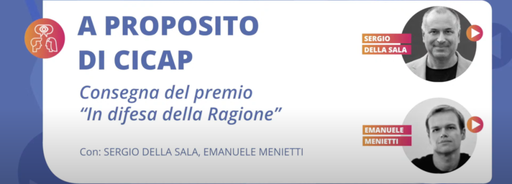 Consegna del premio "In difesa della ragione" 2020 [VIDEO]