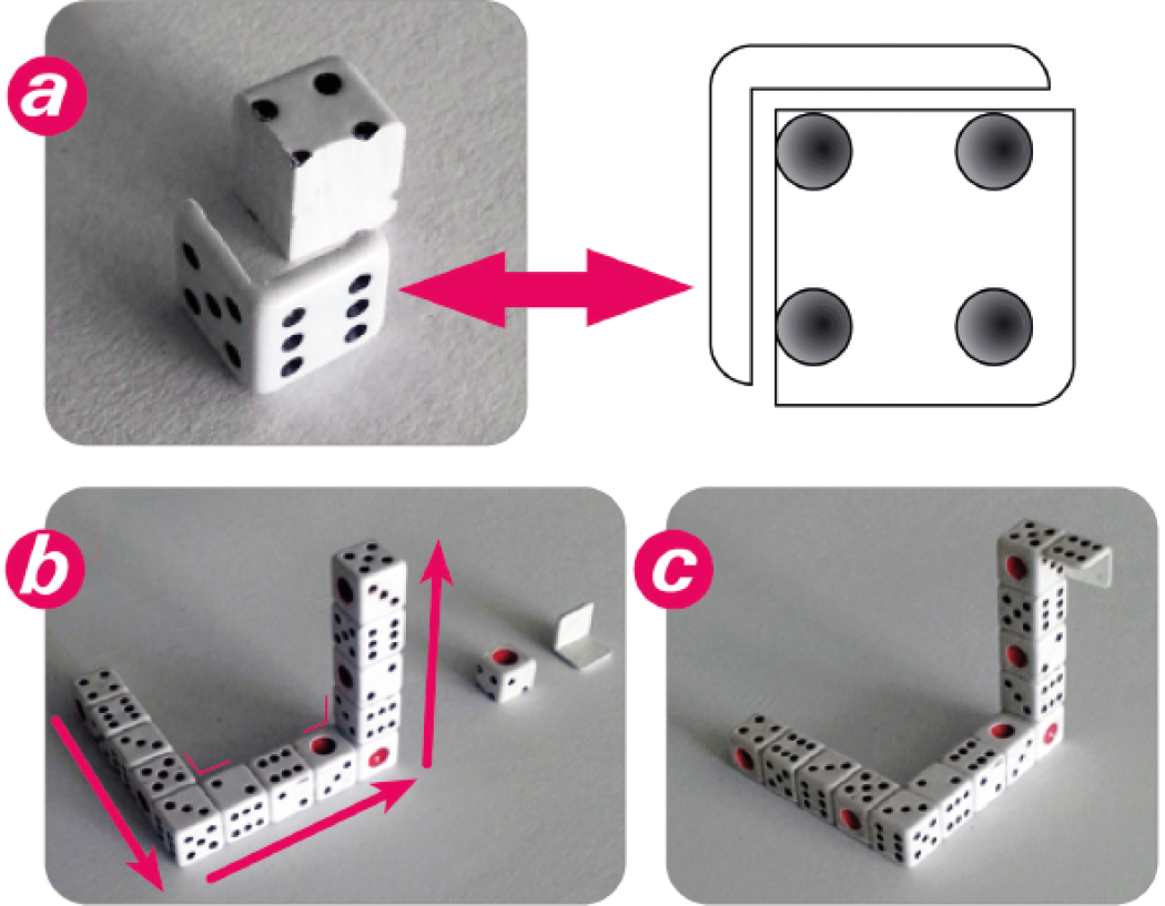Geometria illusoria: realizzare un triangolo impossibile con i dadi!