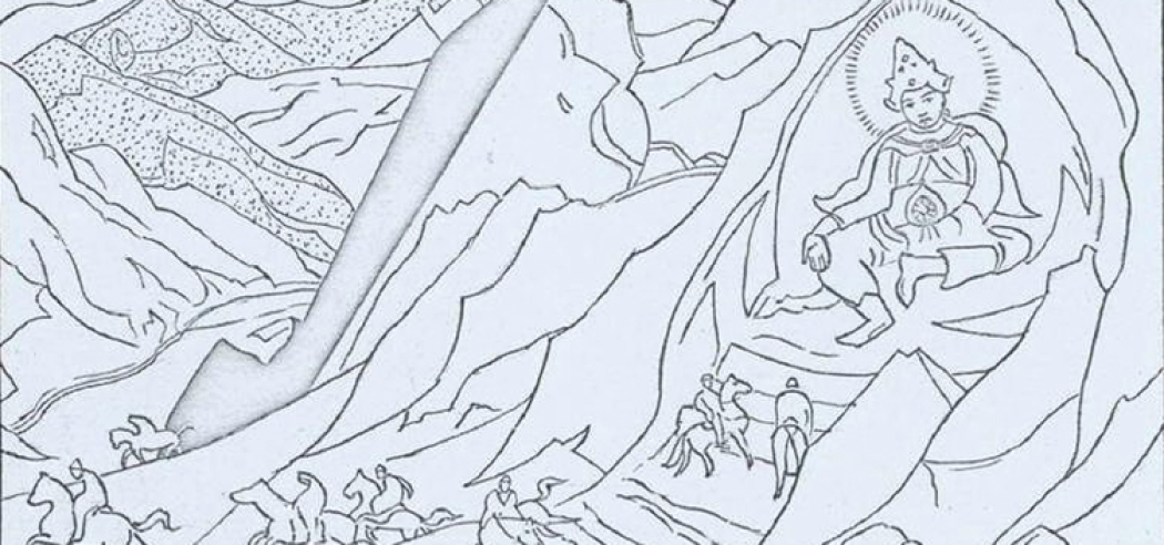 Lo strano caso del Budda realizzato con una meteorite