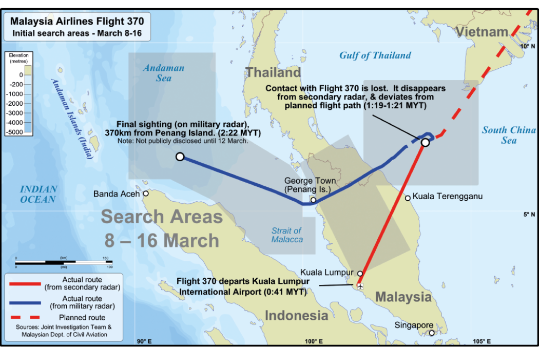 Il mistero del volo MH370