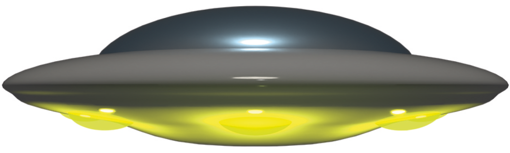 Avvistamento UFO... sul telefono