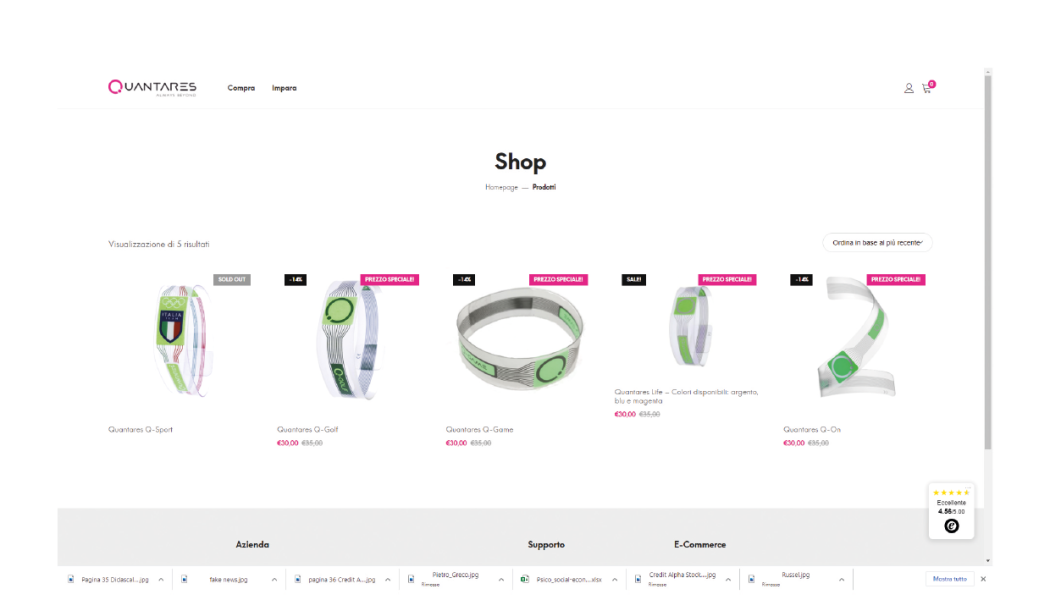 Come valutare le prove: il caso di Quantares