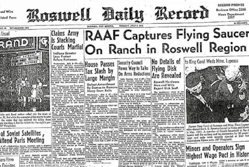 Astronavi aliene di... carta stagnola!