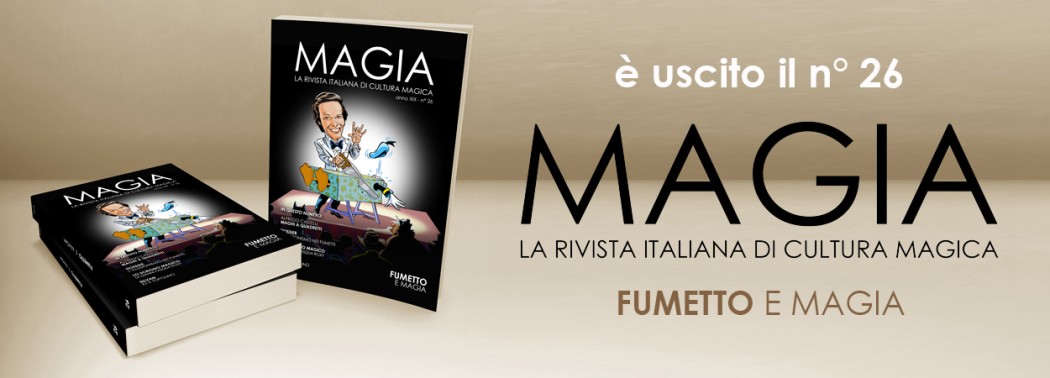 Magia n° 26: fumetto e illusionismo a braccetto