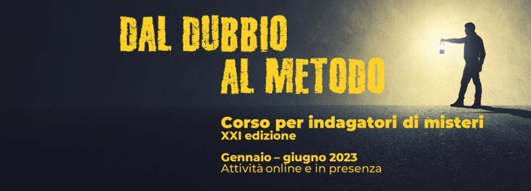 “Corso per indagatori di misteri” 2023: aperte le iscrizioni 